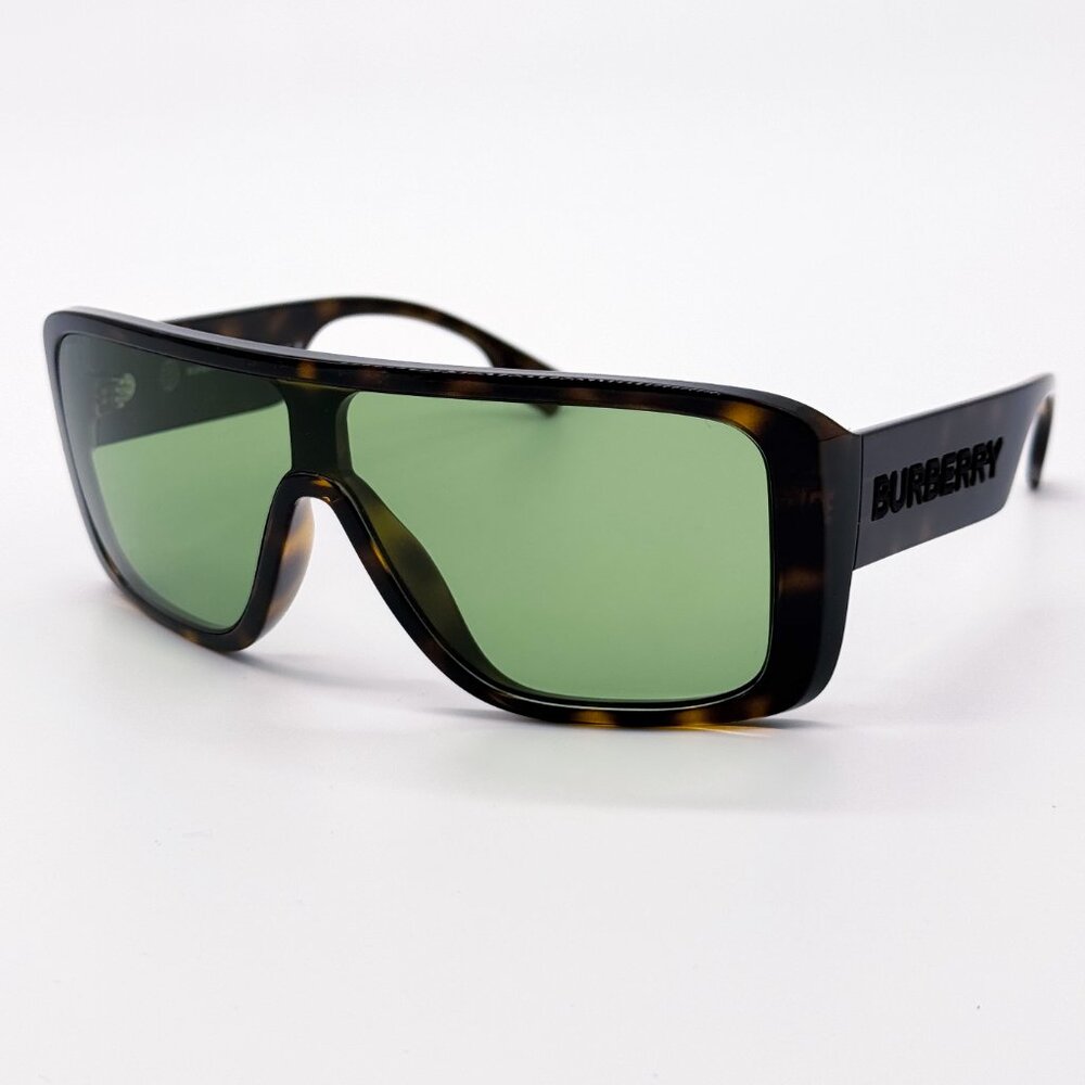NEW BURBERRY BE4401U	3002/2 DARK HAVANA/GREEN MEN SUNGLASSES BURBERRY - Picture 4 of 11